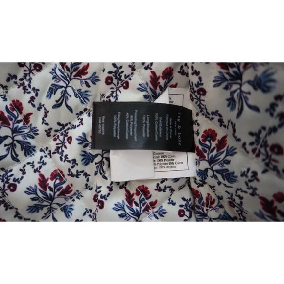 Rag & Bone WAW22P2008 Women's Sz XS Dark Khaki Cropped Jessie Shirt Jacket $525 - Picture 5 of 12